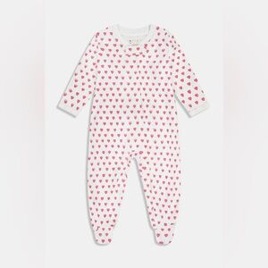 Roller Rabbit Infant Hearts Zipper Footies - Set of 3 Colors